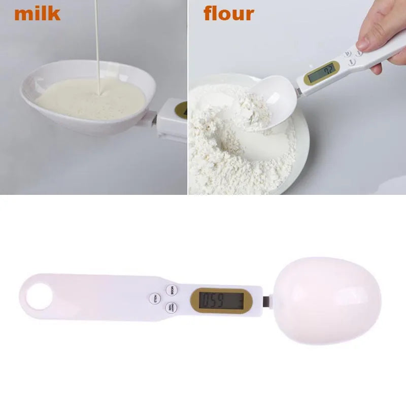 500g/0.1g LCD Display Digital Kitchen Measuring Spoon Electronic Digital Spoon Scale Mini Kitchen Scales Baking Supplies