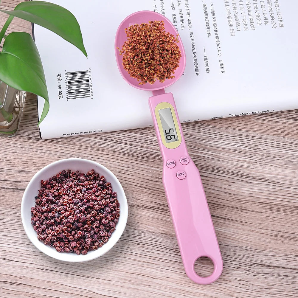 500g/0.1g LCD Display Digital Kitchen Measuring Spoon Electronic Digital Spoon Scale Mini Kitchen Scales Baking Supplies