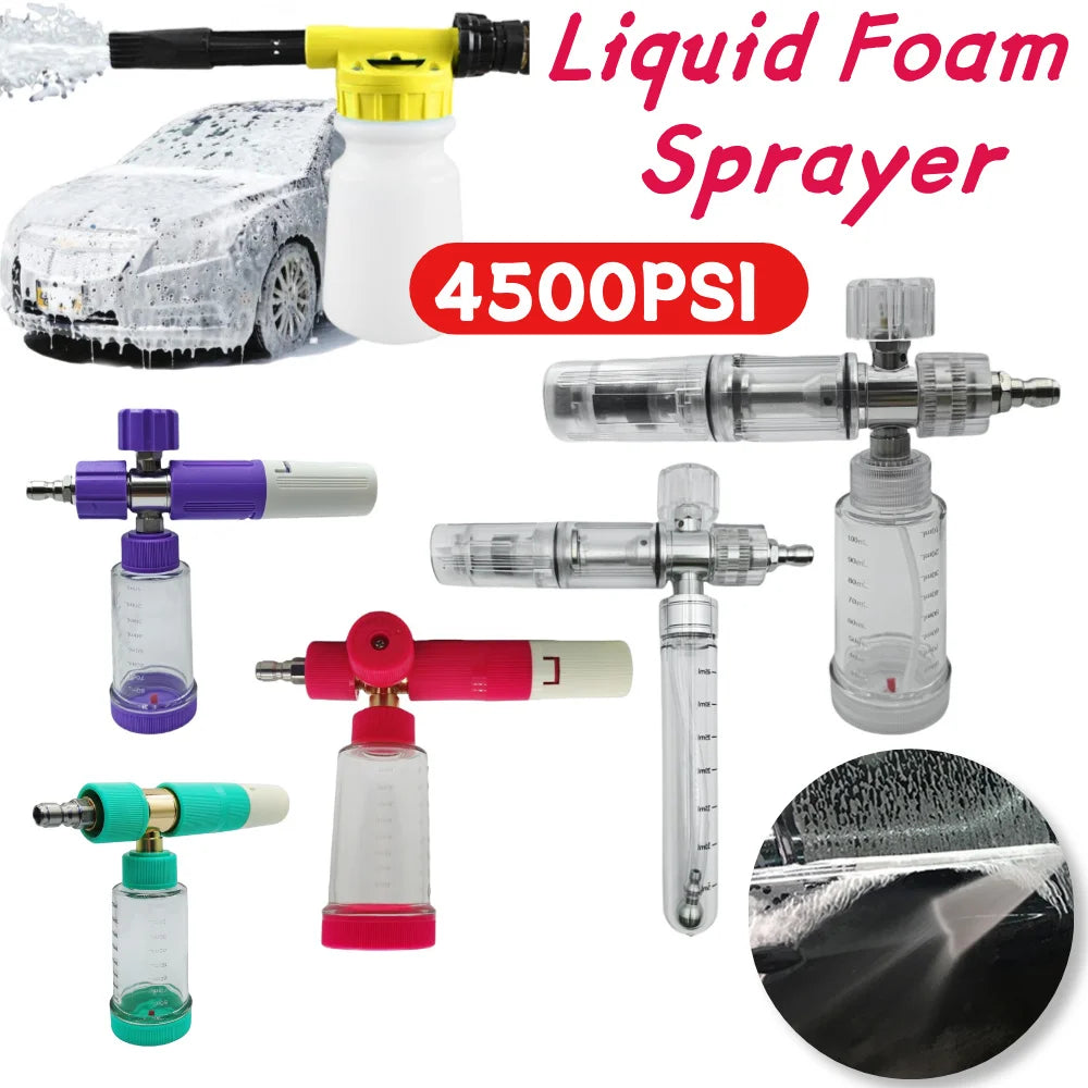 Foam Cannon Car Washing Kit