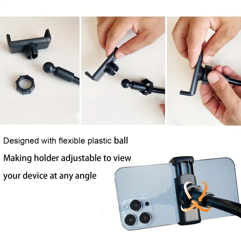 Lazy Goose Neck Mobile Phone Holder. 360° Rotating Long Arm Bedside Table Mobile Phone Holder Phone Accessories Phone Grip