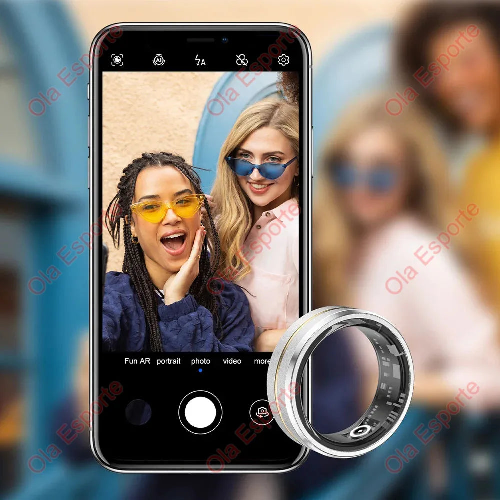 NEW Smart Ring Military Grade Titanium Steel Smart Ring