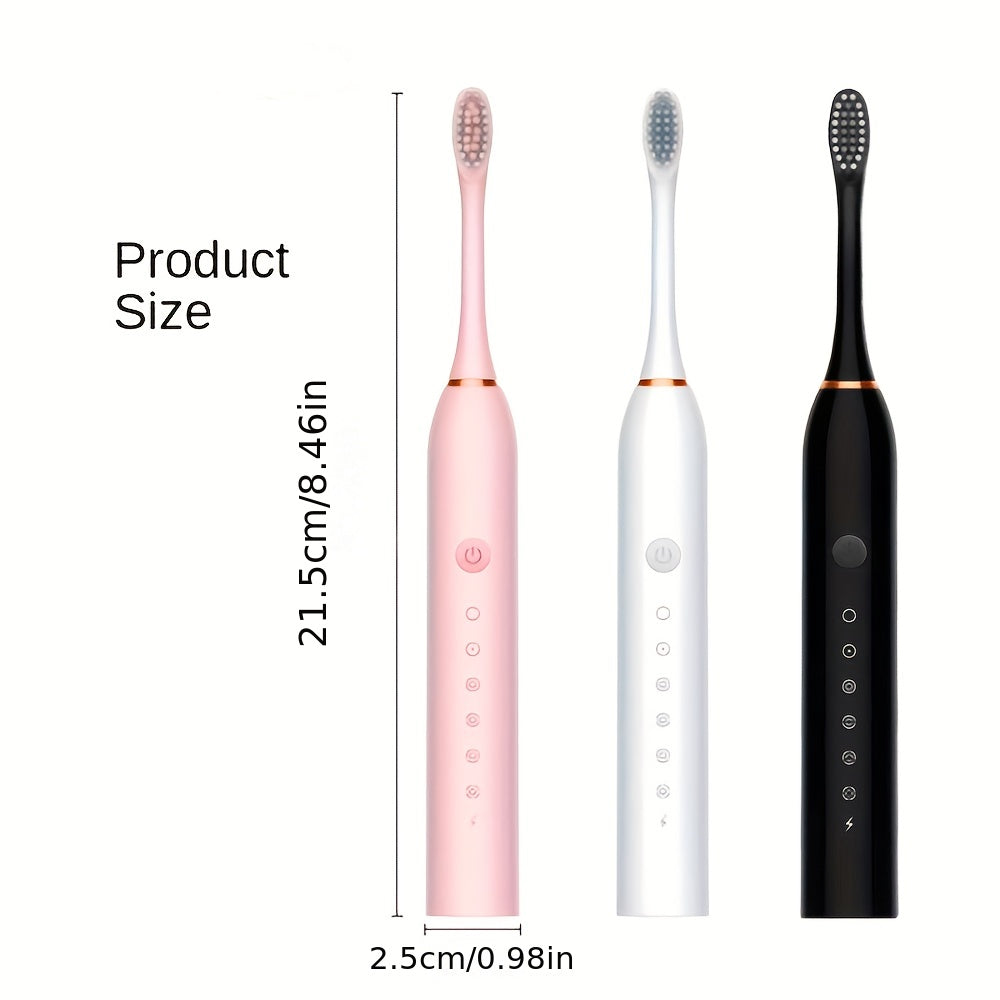 6-Speed Rechargeable Electric Toothbrush