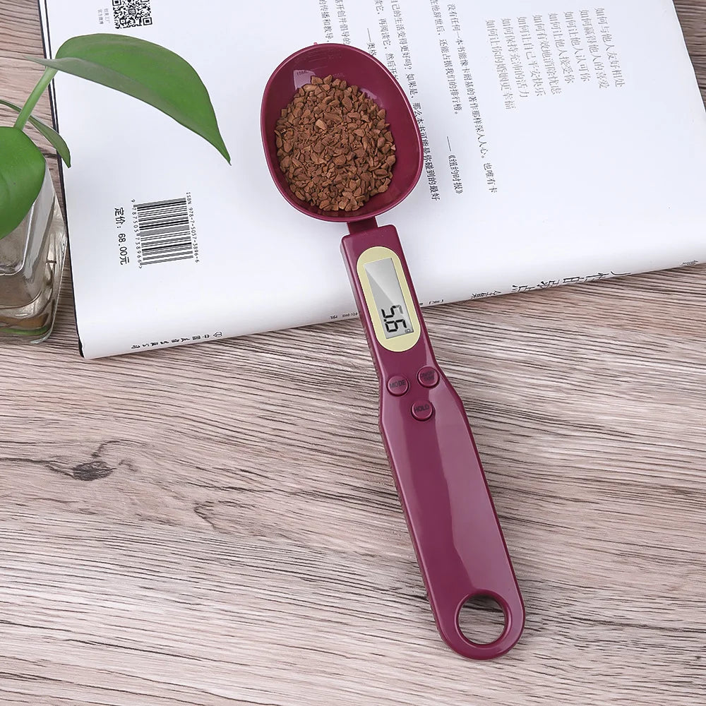 500g/0.1g LCD Display Digital Kitchen Measuring Spoon Electronic Digital Spoon Scale Mini Kitchen Scales Baking Supplies