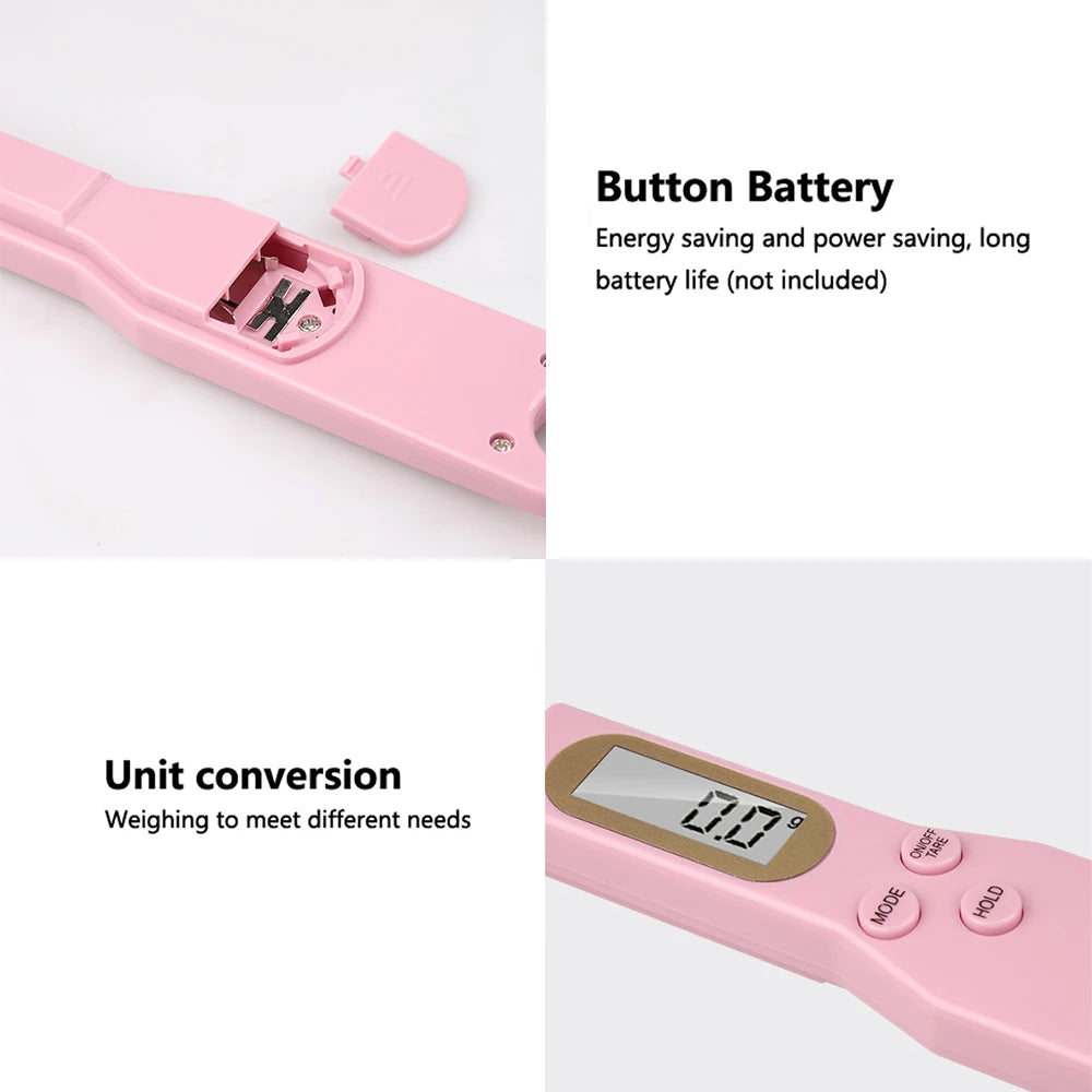 500g/0.1g LCD Display Digital Kitchen Measuring Spoon Electronic Digital Spoon Scale Mini Kitchen Scales Baking Supplies