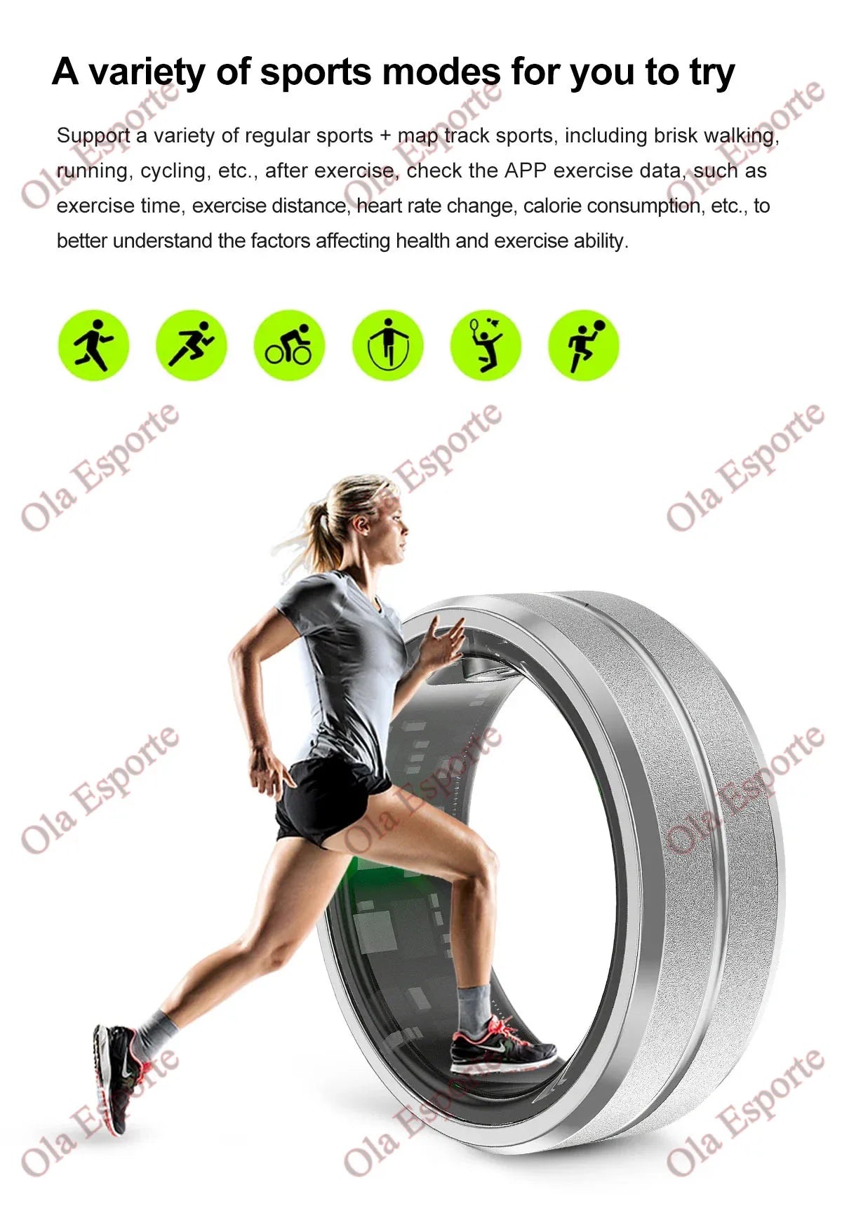NEW Smart Ring Military Grade Titanium Steel Smart Rings for Women Men Health Monitoring IP68 & 5ATM Waterproof Multi-sport Mode