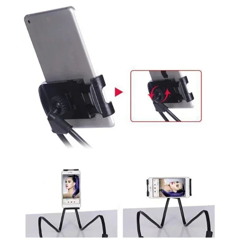 Universal Mobile Phone Holder Extendable Neck Hanging Selfie Stick Rack Adjustable 360°Free Rotating Mount Holder Iphone