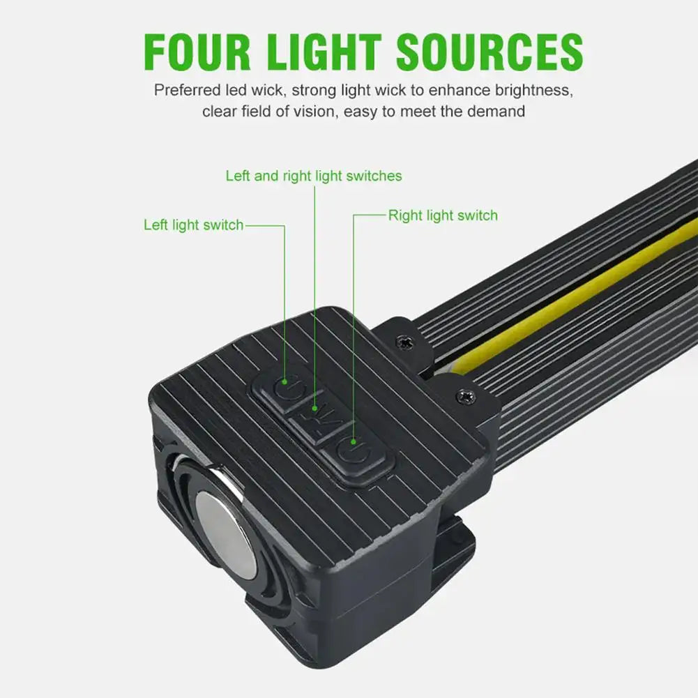 Gym Lamp for Posing,7th Gear Dimming,Portable Magnet LED Flashlight with Hook