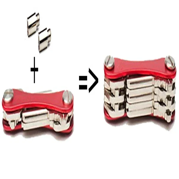 Smart key chain Mini Keychain Compact Key Decorative Holder Clip Home Storage Metal key Clip Aluminum Organizer Keychain Outdoor