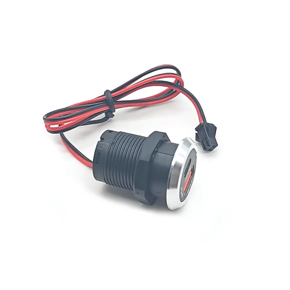 Desktop hidden integrated UsB charger9V/2A 5V/3A 1 USB 1 Type-C mini fastcharging car charger car powerembedded socket