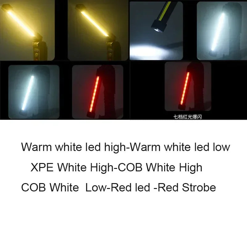 foldable magnetic flashlight