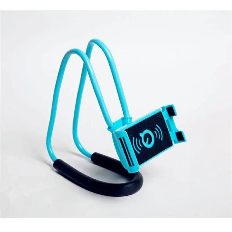 Universal Mobile Phone Holder Extendable Neck Hanging Selfie Stick Rack Adjustable 360°Free Rotating Mount Holder Iphone