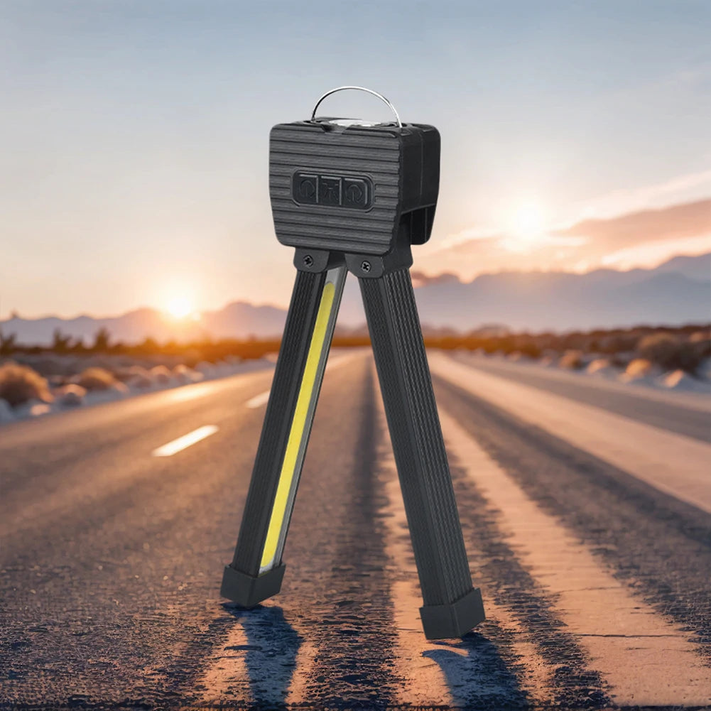 Gym Lamp for Posing with Hanging Hook LED Flashlight Work Light Portable Torch Light for Car Repair Home Garage Emergency