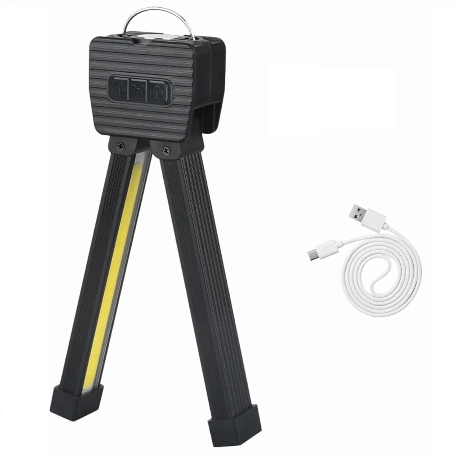 Gym Lamp for Posing with Hanging Hook LED Flashlight Work Light Portable Torch Light for Car Repair Home Garage Emergency