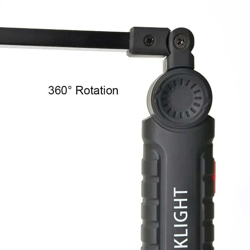 foldable magnetic flashlight