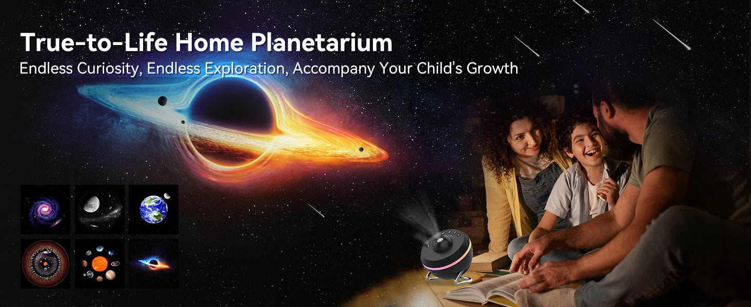 Galaxy Meteor Projector Night Light Lamp