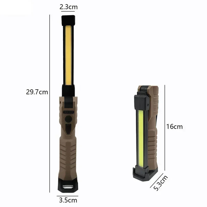 foldable magnetic flashlight