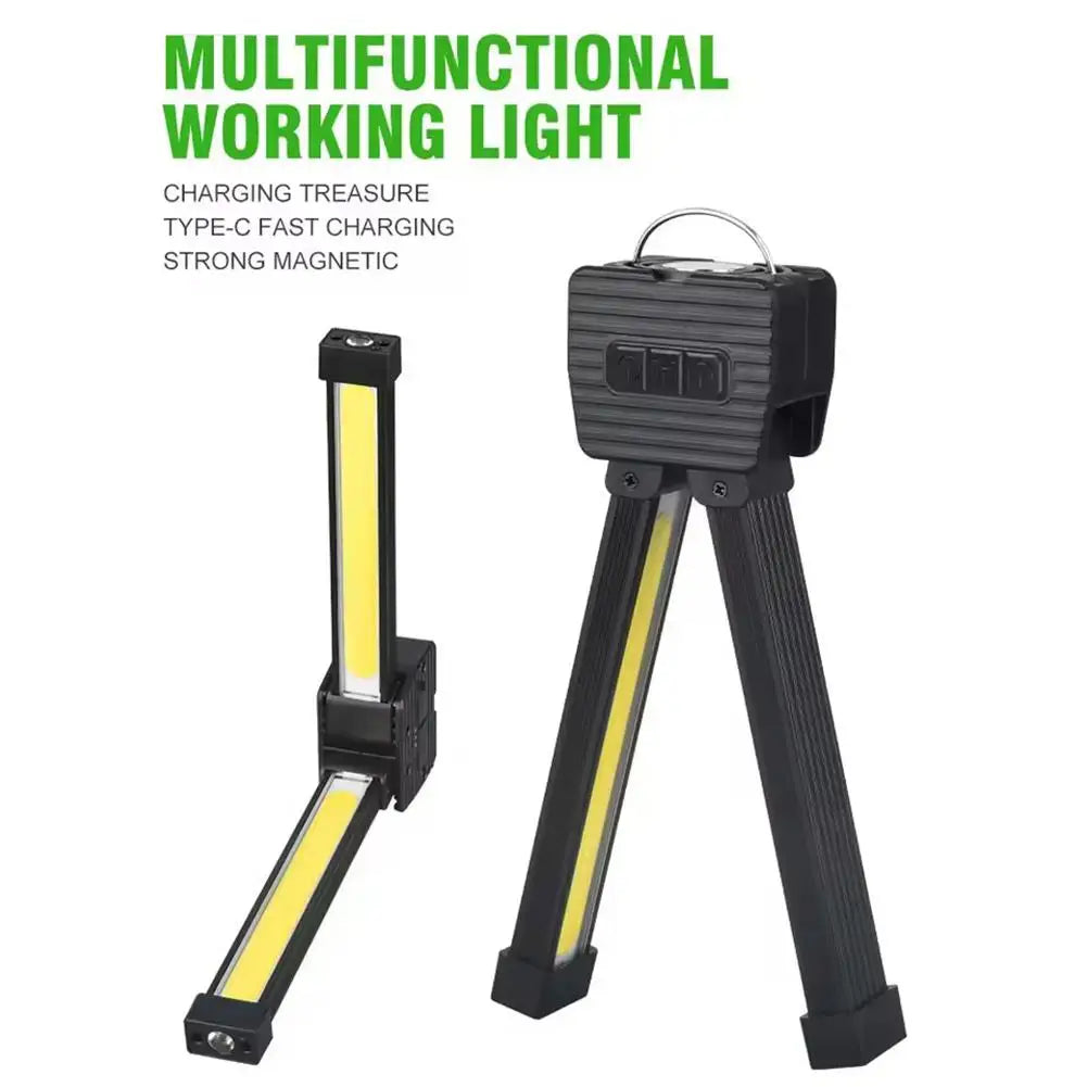 Gym Lamp for Posing,7th Gear Dimming,Portable Magnet LED Flashlight with Hook