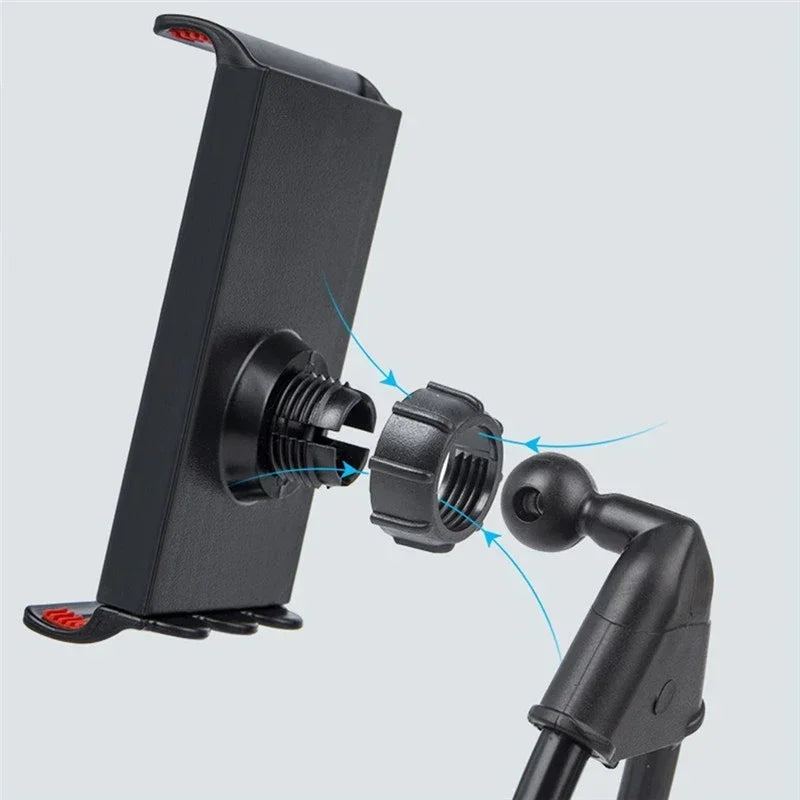 Universal Mobile Phone Holder Extendable Neck Hanging Selfie Stick Rack Adjustable 360°Free Rotating Mount Holder Iphone