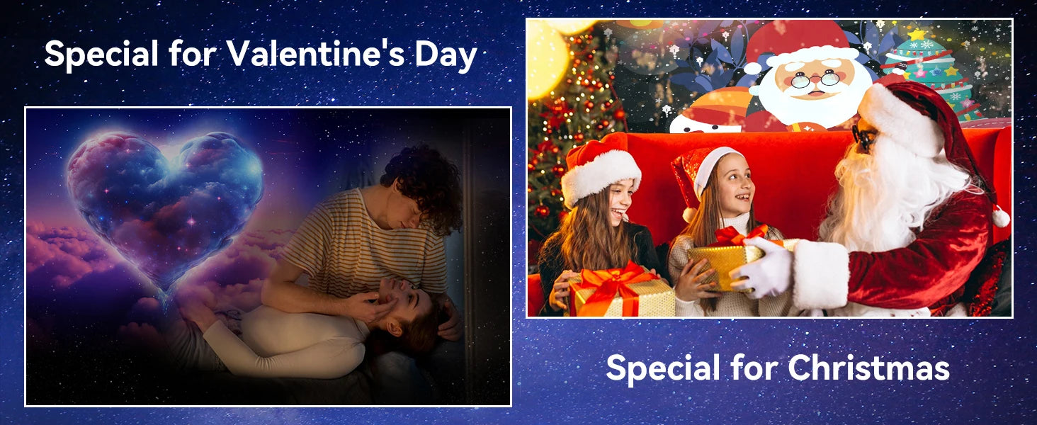 Galaxy Meteor Projector Night Light Lamp