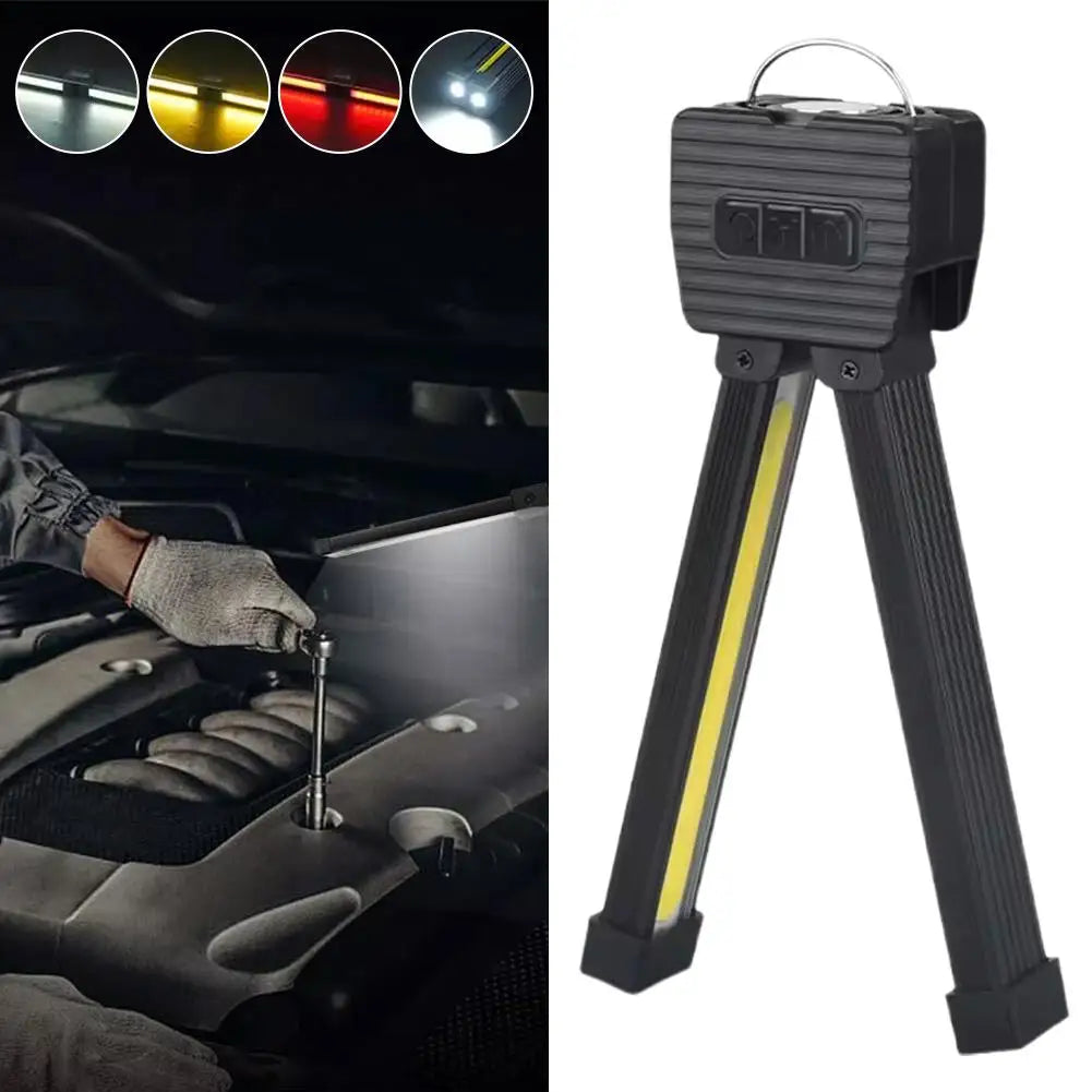 Gym Lamp for Posing,7th Gear Dimming,Portable Magnet LED Flashlight with Hook