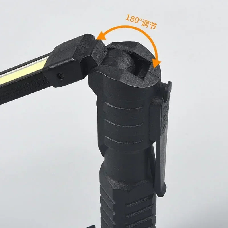 foldable magnetic flashlight