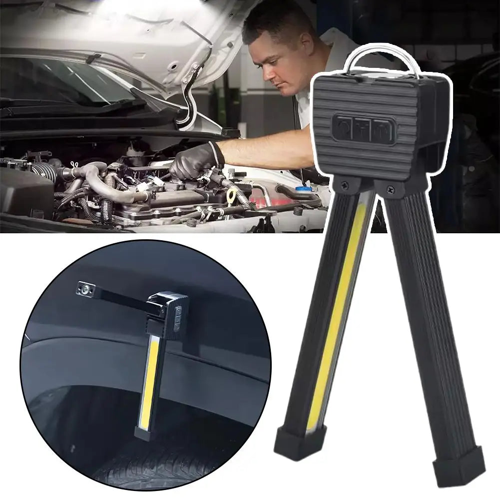Gym Lamp for Posing,7th Gear Dimming,Portable Magnet LED Flashlight with Hook