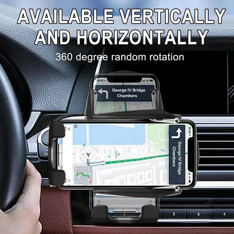 VIKEFON 30W Car Wireless Charger Car Phone Holder for iPhone 12 Pro Max 11 Pro X MAX 8 7 Plus Intelligent Infrared Phone Holder