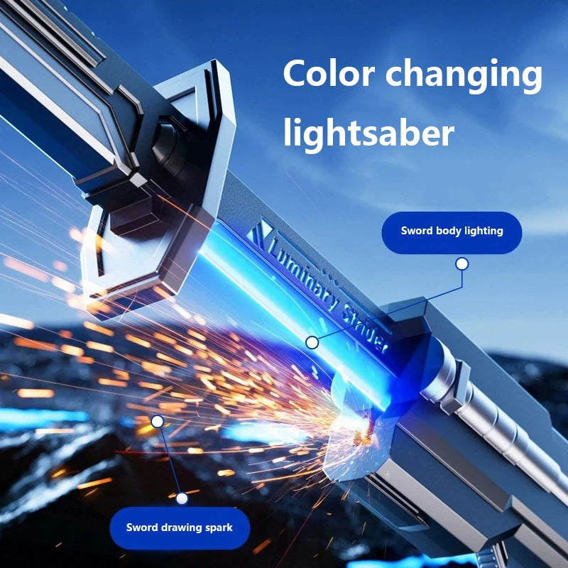 RGB Metal Lightsaber with sparking feature