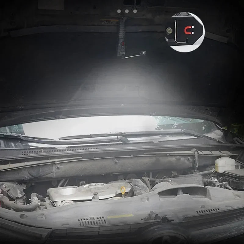 foldable magnetic flashlight