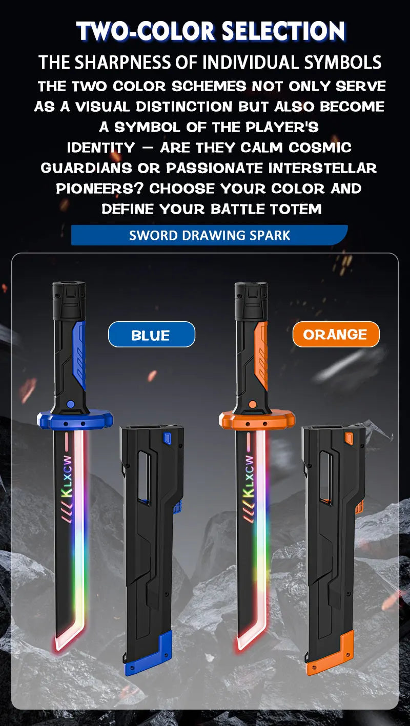 RGB Metal Lightsaber with sparking feature