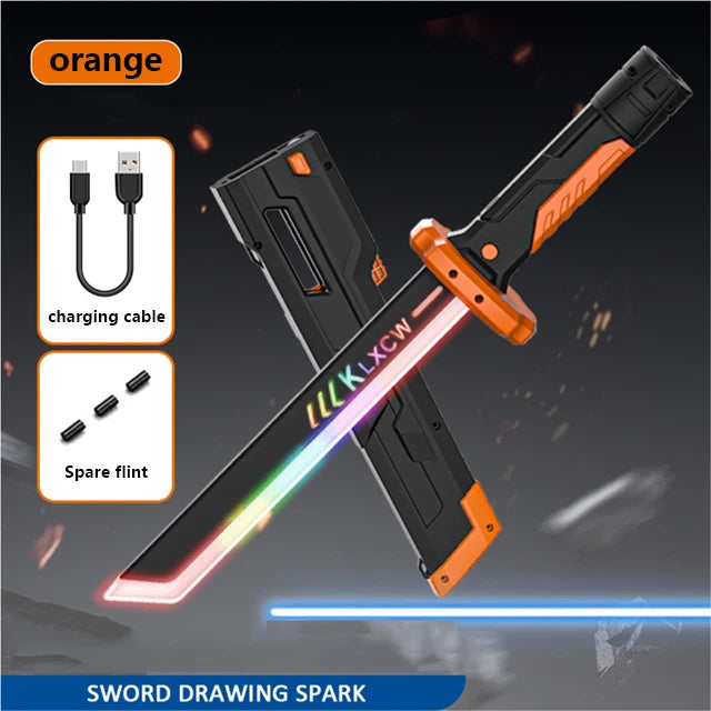 RGB Metal Lightsaber with sparking feature