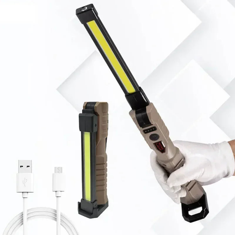 foldable magnetic flashlight