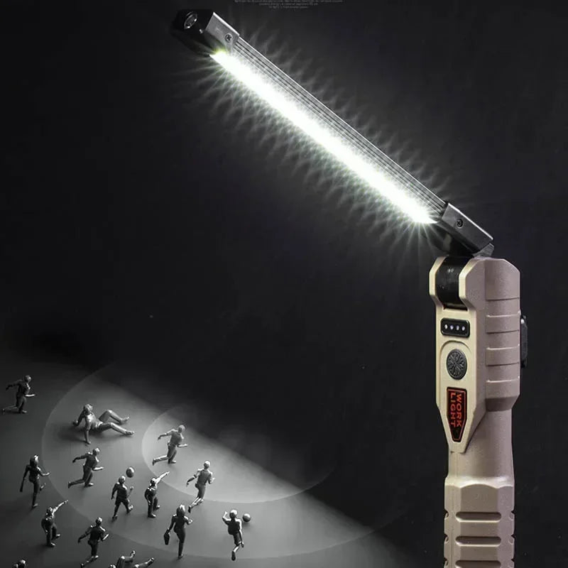 foldable magnetic flashlight