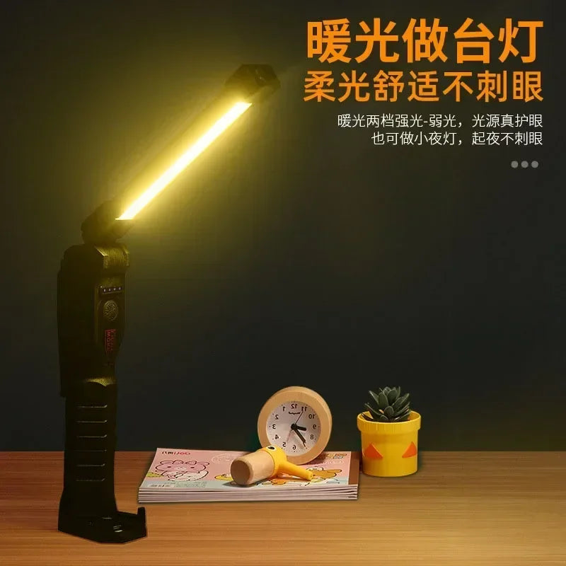 foldable magnetic flashlight