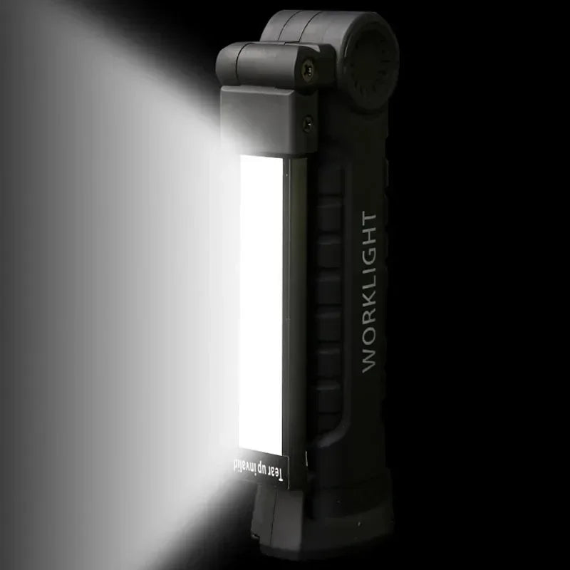 foldable magnetic flashlight