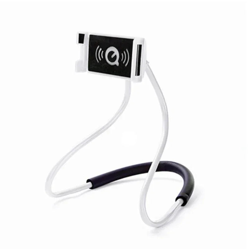 Universal Mobile Phone Holder Extendable Neck Hanging Selfie Stick Rack Adjustable 360°Free Rotating Mount Holder Iphone