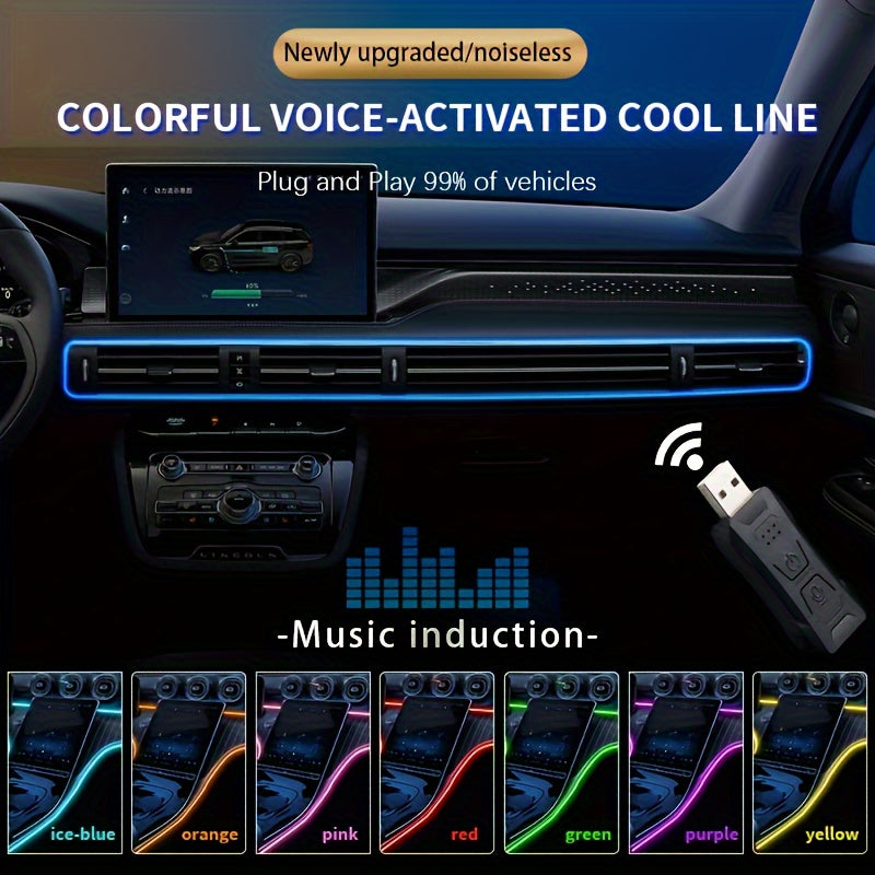 196 Inch Car Interior LED Strip Lights